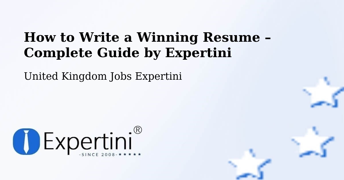Resume Writing Guide for Job Seekers – Three Legged Cross - Three Legged Cross, United Kingdom Jobs Expertini